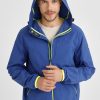 Cmb3223-001422 e23 airforce blue man raincoat - Image 2