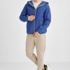 Cmb3223-001422 e23 airforce blue man raincoat - Image 3