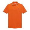 Polo sport reddish orange man home shoes