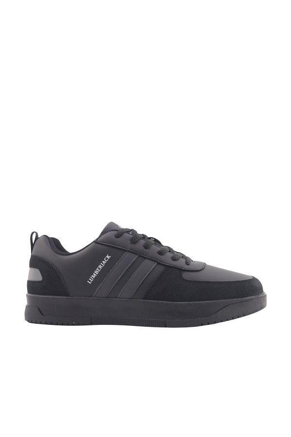 Sneaker black man basic casual boots