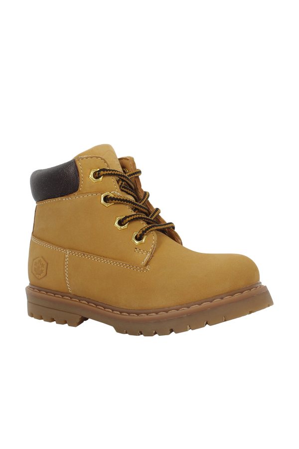 Ankle boot lace up yellow boy 776 - Image 2